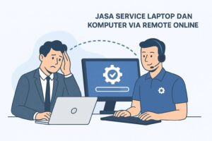 Service Laptop dan Komputer via Remote Online
