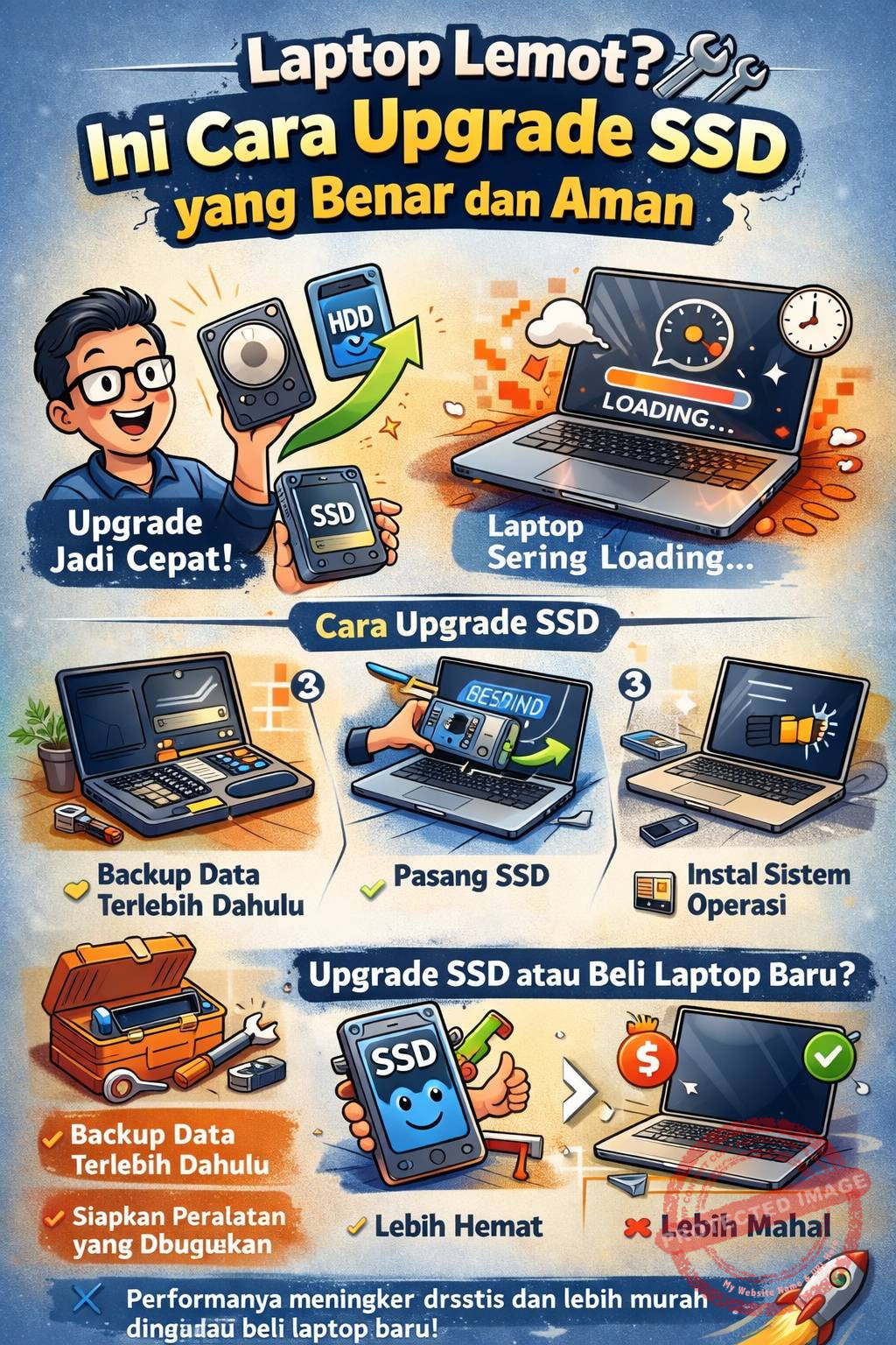 Laptop Lemot? Ini Cara Upgrade SSD yang Benar dan Aman