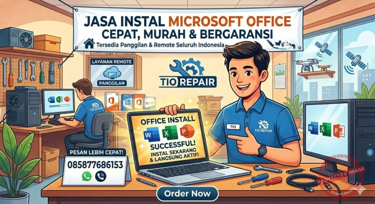Butuh jasa instal Microsoft Office solusi cepat dan murah untuk laptop dan PC bergaransi oleh Tio Repair