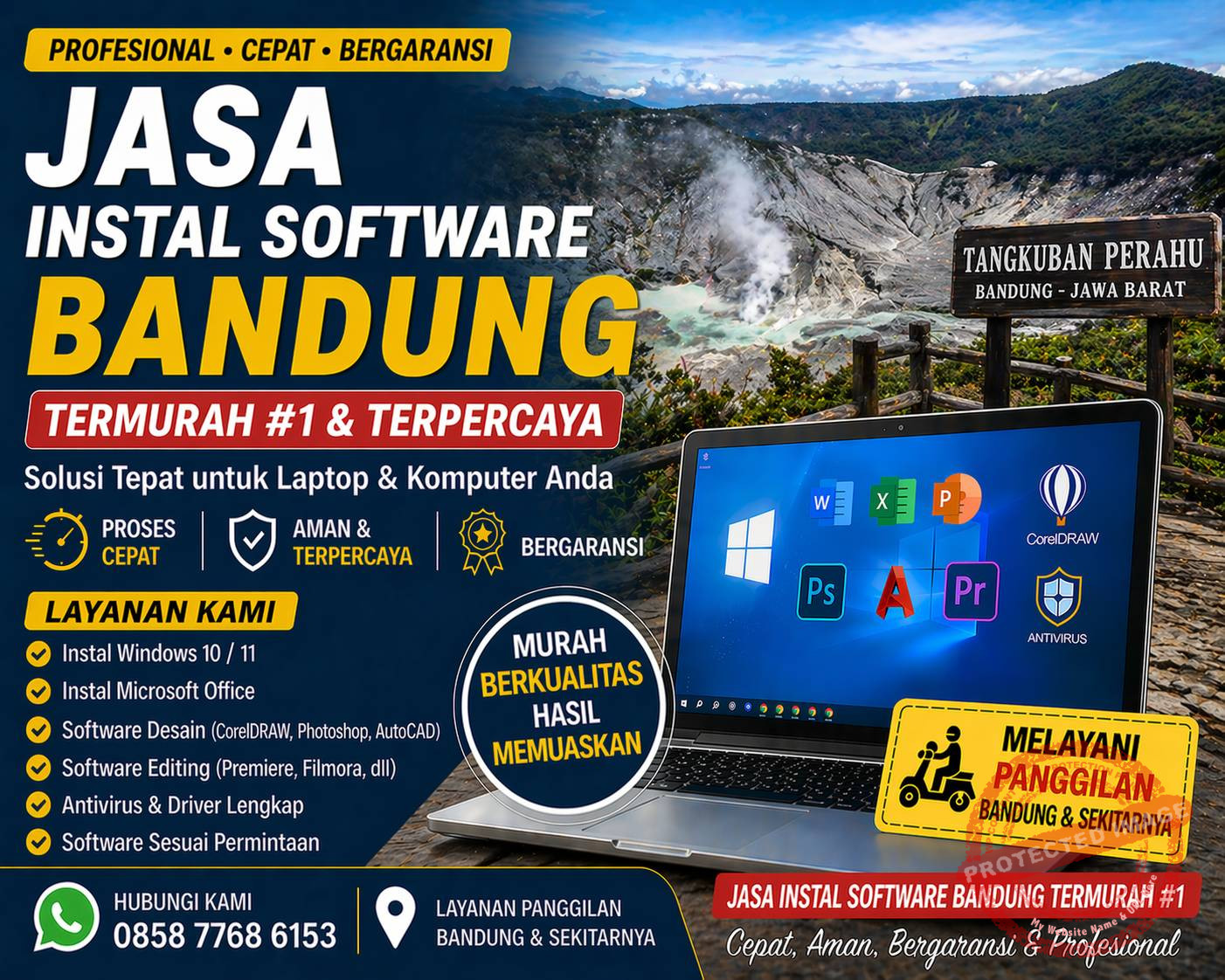 jasa instal software bandung termurah #1 teknisi komputer di tangkuban perahu bandung cepat profesional dan bergaransi