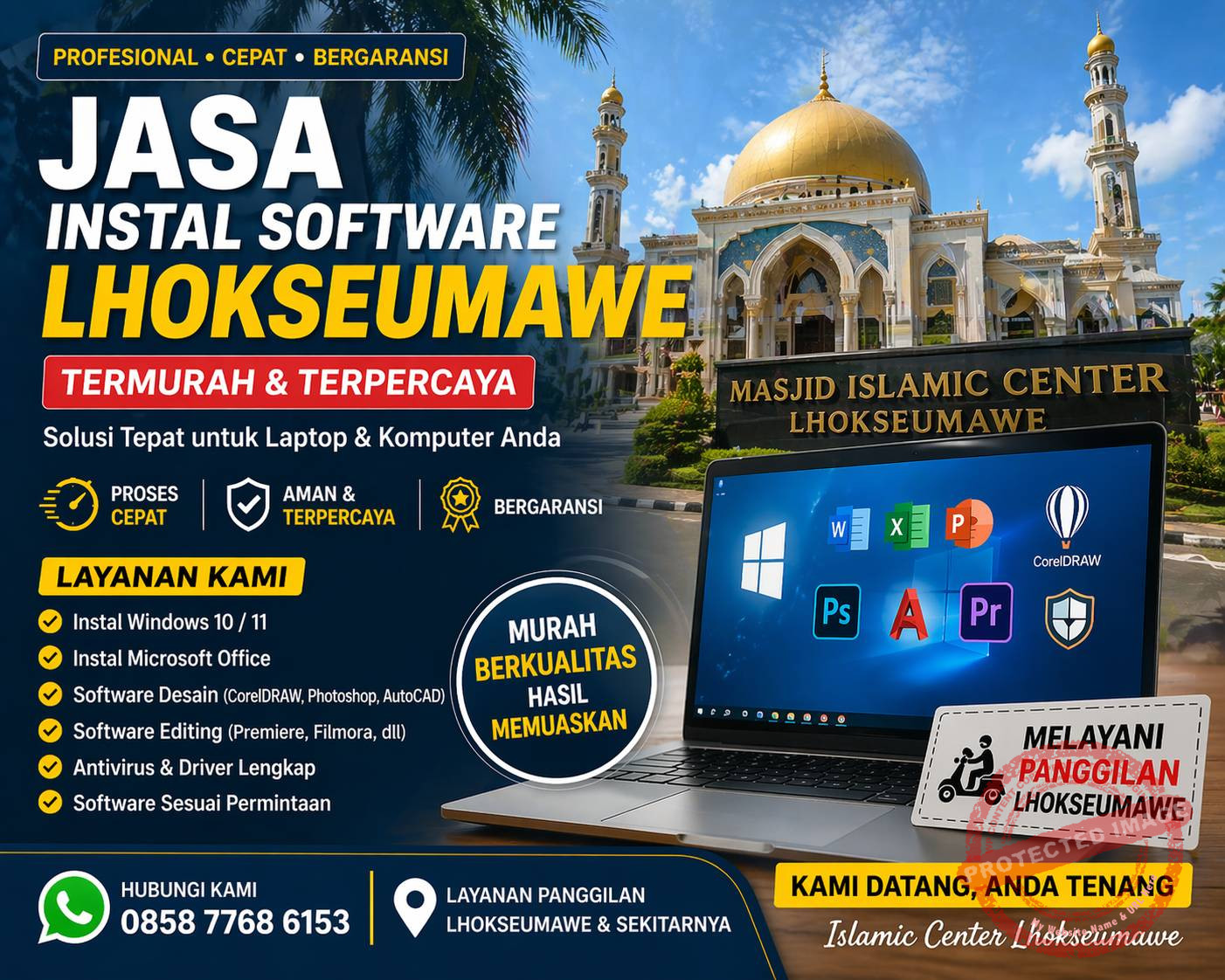 Jasa Instal Software Lhokseumawe Termurah #1