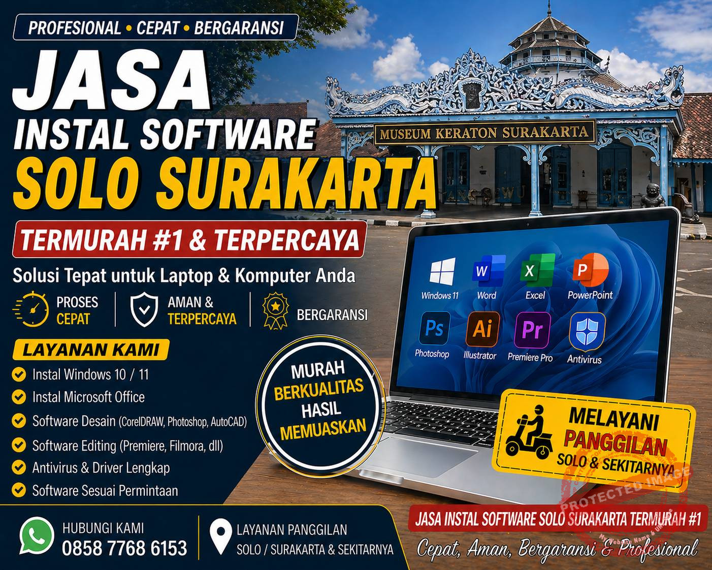 jasa instal software solo surakarta termurah teknisi komputer di museum keraton surakarta cepat profesional dan bergaransi