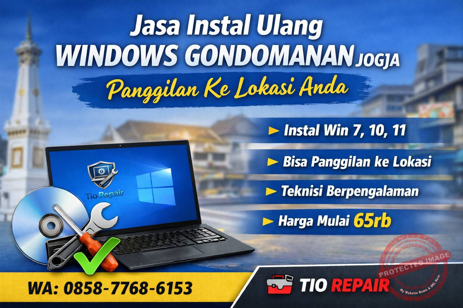 jasa instal ulang windows gondomanan jogja panggilan murah teknisi ke lokasi