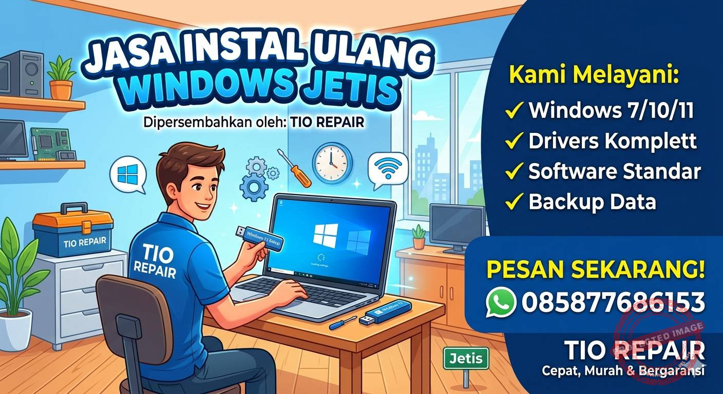 jasa instal ulang windows jetis jogja terdekat teknisi laptop panggilan murah