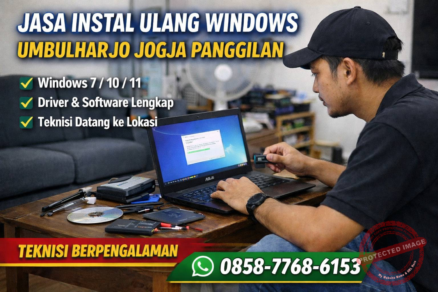 jasa instal ulang windows umbulharjo jogja panggilan teknisi datang ke lokasi cepat